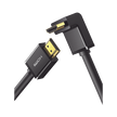 Cable HDMI 2.0  en Angulo de 90°  / 2 m / 4K@60Hz / HDR / 3D / HEC (Canal Ethernet HDMI) / ARC (Canal de Retorno de Audio / CEC / 32 canales de Audio / HDCP 2.2 / Dolby Atmos / 18 Gbps / Blindaje Múltiple