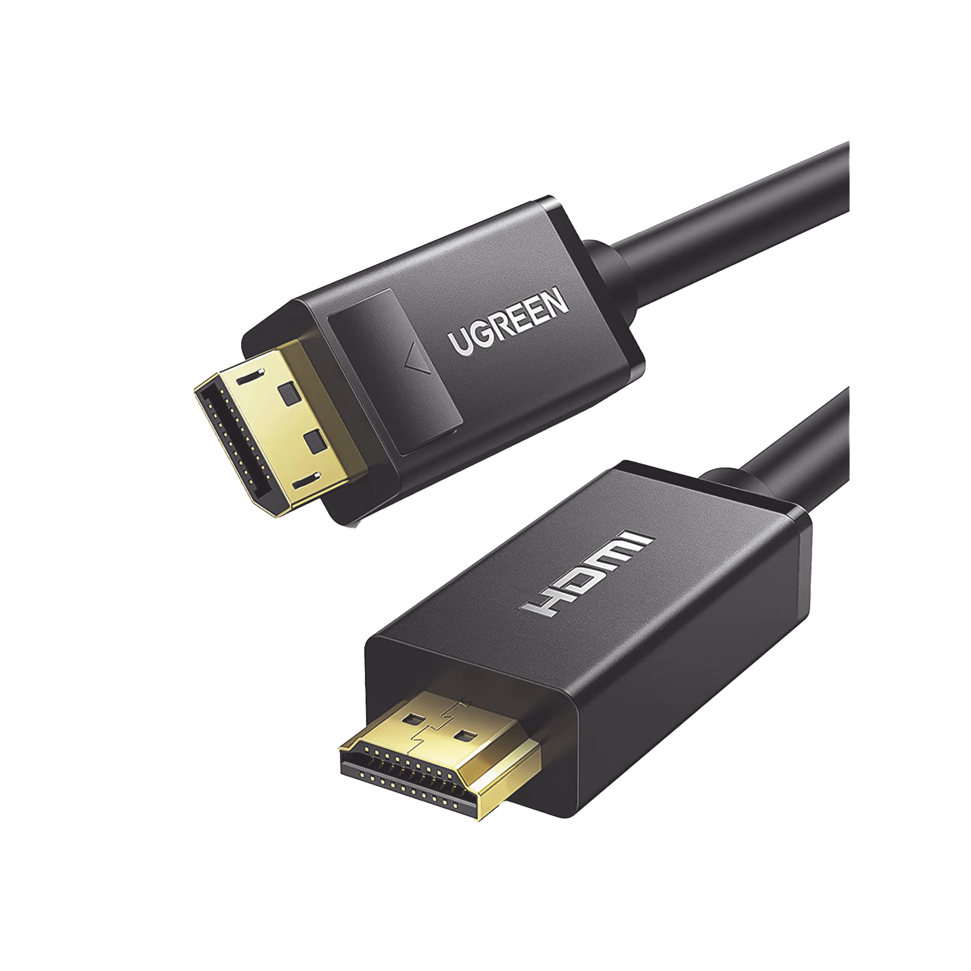 Cable DisplayPort (DP) a HDMI de 3 Metros | Macho a Macho | 4K@30Hz | Compatible con 3D | Transmisión Unidireccional | Cobre Estañado 28 AWG | Blindaje Múltiple | Botón de Liberación | Chip de Última Generación