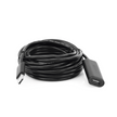 Cable de Extensión Activo USB 2.0 de 5 Metros | Macho a Hembra | Repetidor de Señal Integrado | Velocidad de Hasta 480 Mbps | Ideal para Impresoras, Webcams, Consolas y Más