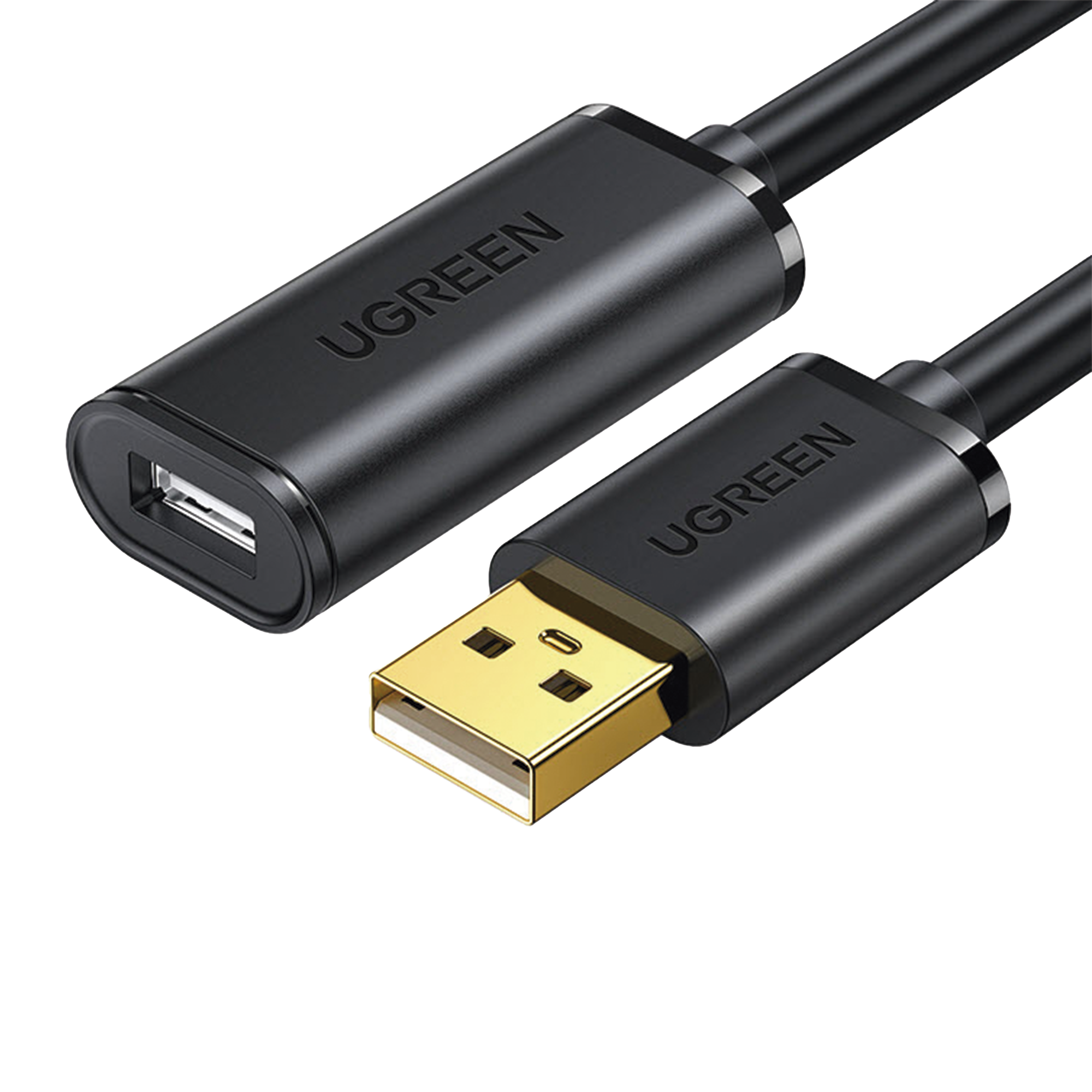 Cable de Extensión Activo USB 2.0 de 10 Metros | Macho a Hembra | Repetidor/Booster FE1.1S Integrado | Velocidad de Hasta 480 Mbps | Compatible con Impresoras, Webcams, Consolas y Más