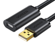 Cable de Extensión Activo USB 2.0 de 10 Metros | Macho a Hembra | Repetidor/Booster FE1.1S Integrado | Velocidad de Hasta 480 Mbps | Compatible con Impresoras, Webcams, Consolas y Más