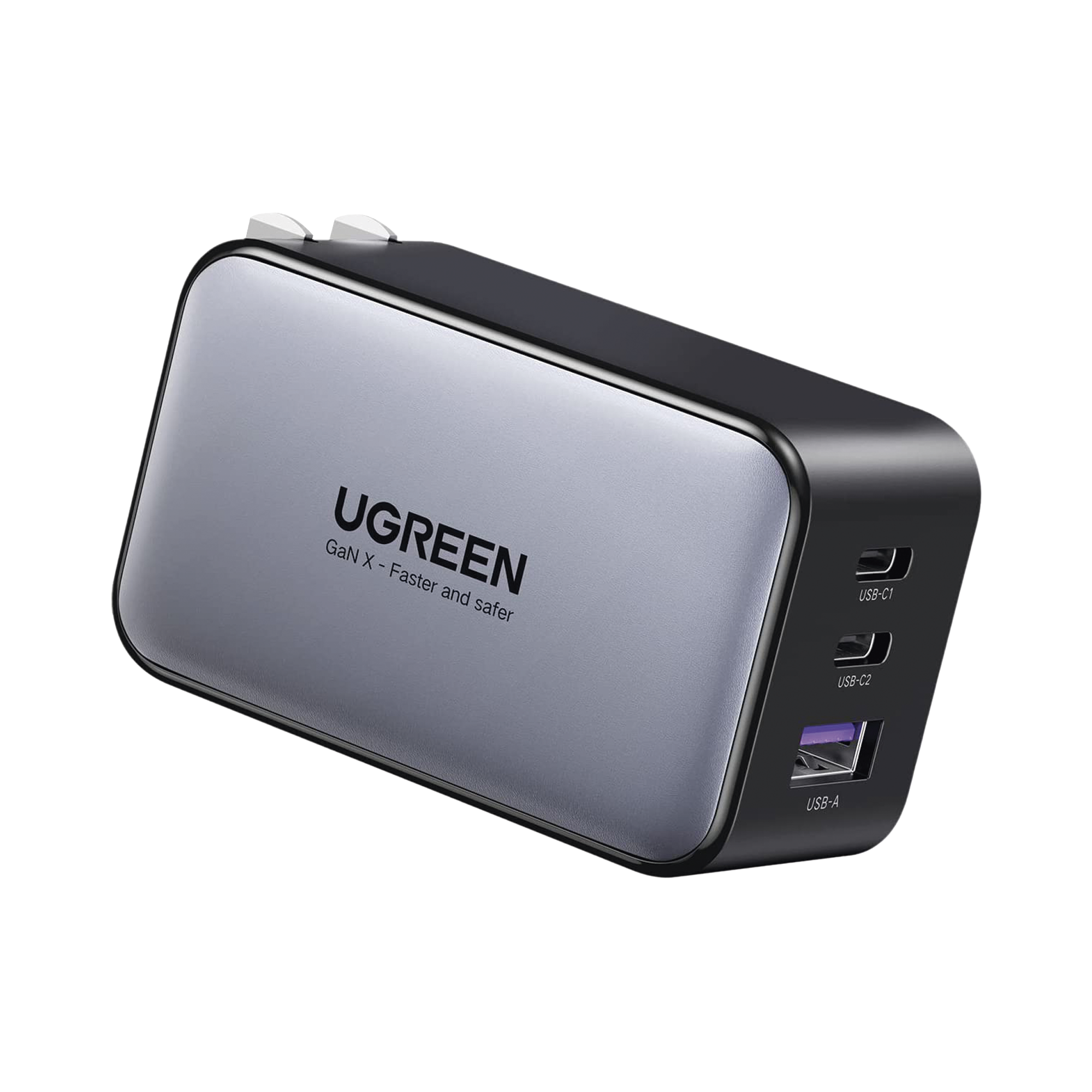 Cargador UGREEN Nexode 65W GaN con 3 Puertos USB-C y USB-A