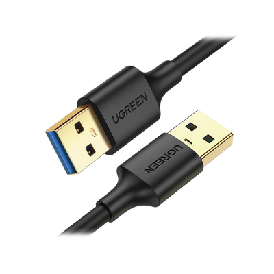 Cable USB-A 3.0 a USB-A 3.0 1 Metro Macho a Macho Conector Niquelado Núcleo