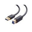 Cable USB 3.0 Tipo A a Tipo B de 2 Metros | Macho a Macho | Para Impresoras, Escáneres, Pianos y Barras de Sonido | Plug & Play | Compatibilidad Universal