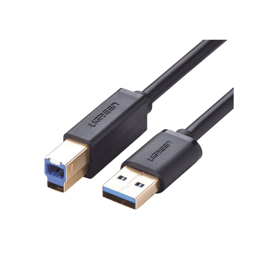 Cable USB 3.0 Tipo A a Tipo B de 2 Metros | Macho a Macho | Para Impresoras, Escáneres, Pianos y Barras de Sonido | Plug & Play | Compatibilidad Universal