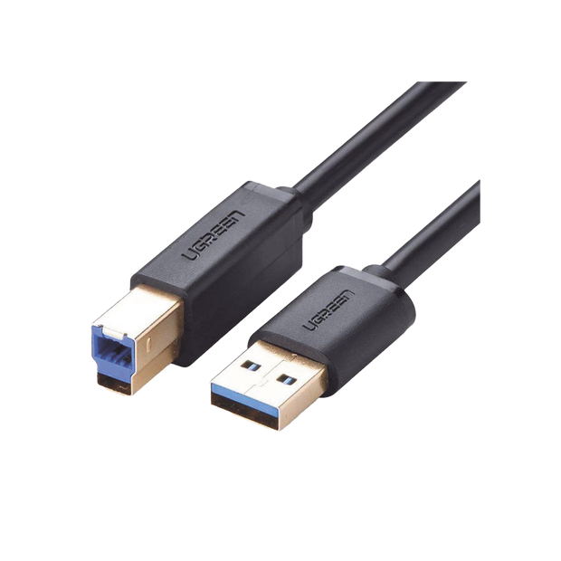 Cable USB 3.0 Tipo A a Tipo B de 2 Metros | Macho a Macho | Para Impresoras, Escáneres, Pianos y Barras de Sonido | Plug & Play | Compatibilidad Universal