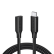 Cable Extensor USB-C de 1 Metro | USB 3.1 Gen 2 | Transferencia de Datos 10Gbps | Carga Rápida 100W | Compatible con Thunderbolt 3