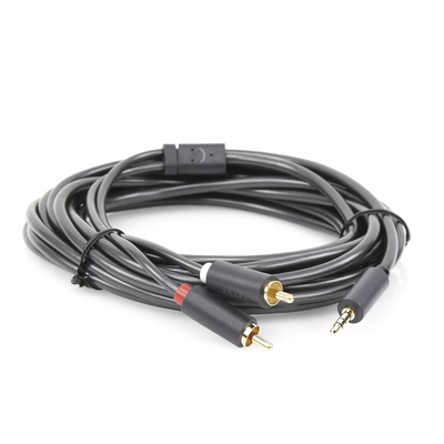 Cable Audio 3.5mm a 2 RCA 5m