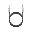 Cable Auxiliar de Audio 3.5 mm de 5 Metros | Macho a Macho | Carcasa de Aluminio | Cubierta Flexible de TPE | Ideal para Celular, Bocinas, Auto y Audífonos | Color Negro