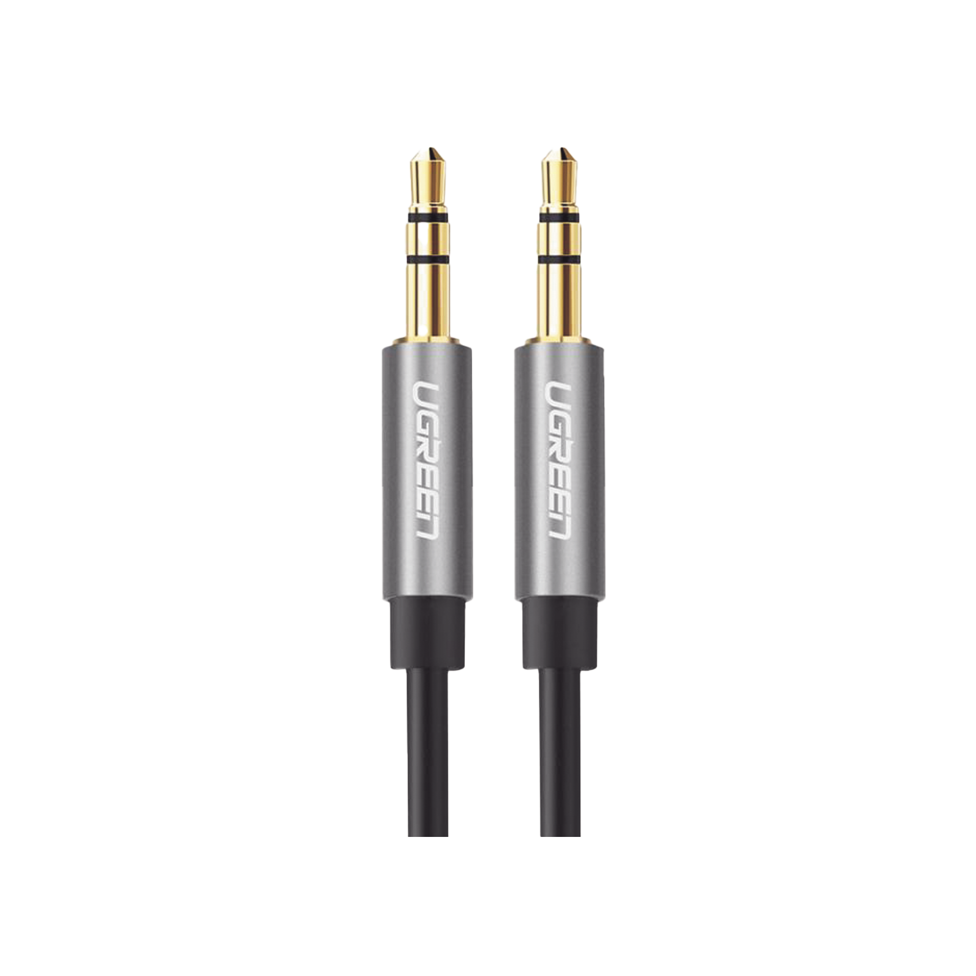 Cable Auxiliar de Audio 3.5 mm de 5 Metros | Macho a Macho | Carcasa de Aluminio | Cubierta Flexible de TPE | Ideal para Celular, Bocinas, Auto y Audífonos | Color Negro