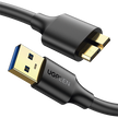 Cable Adaptador USB-A 3.0 a Micro USB 3.0 0.5 Metros Carga y Sincronización