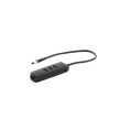 Hub USB 3.0 4 Puertos | USB-A a 4x USB-A 5Gbps | Alimentación USB-C | Cable 25 cm | LED Indicador | Color Negro