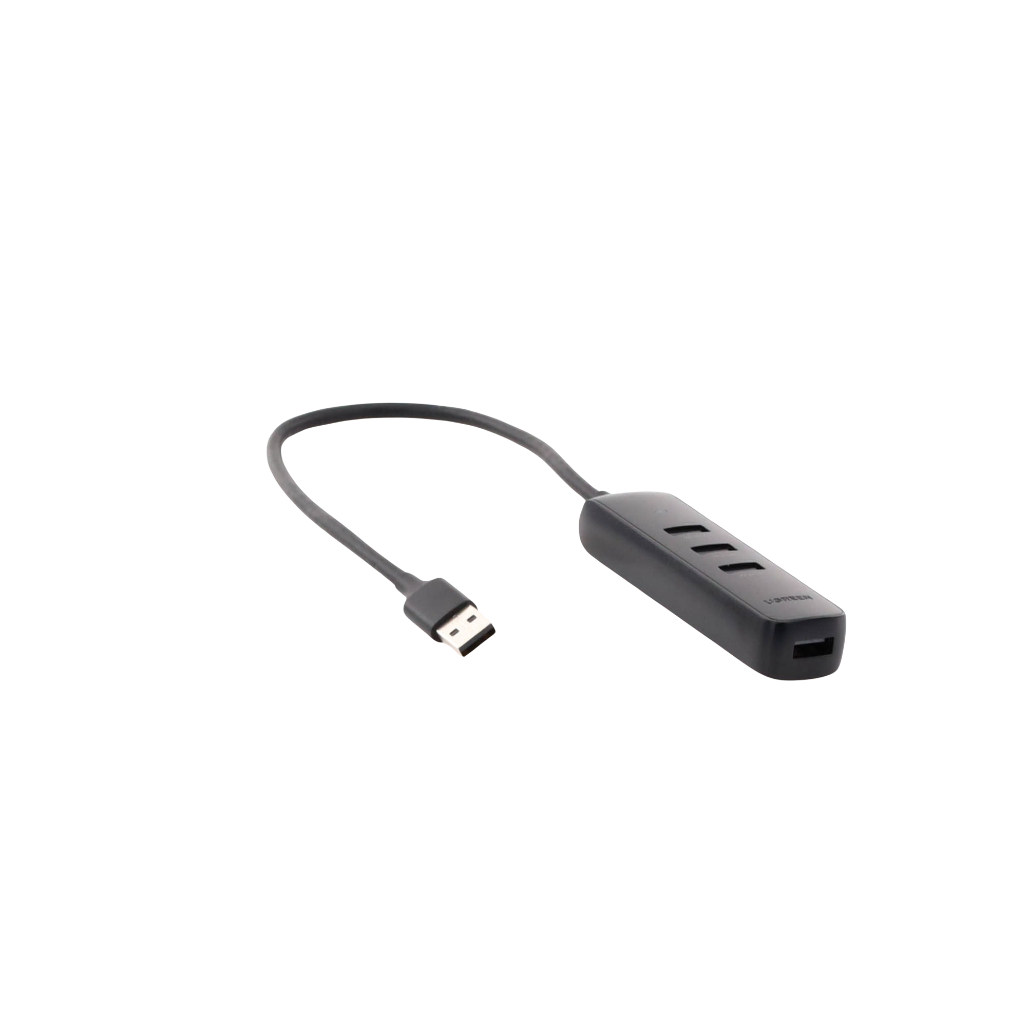 Hub USB 3.0 4 Puertos | USB-A a 4x USB-A 5Gbps | Alimentación USB-C | Cable 25 cm | LED Indicador | Color Negro