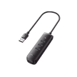 Hub USB 3.0 4 Puertos | USB-A a 4x USB-A 5Gbps | Alimentación USB-C | Cable 25 cm | LED Indicador | Color Negro