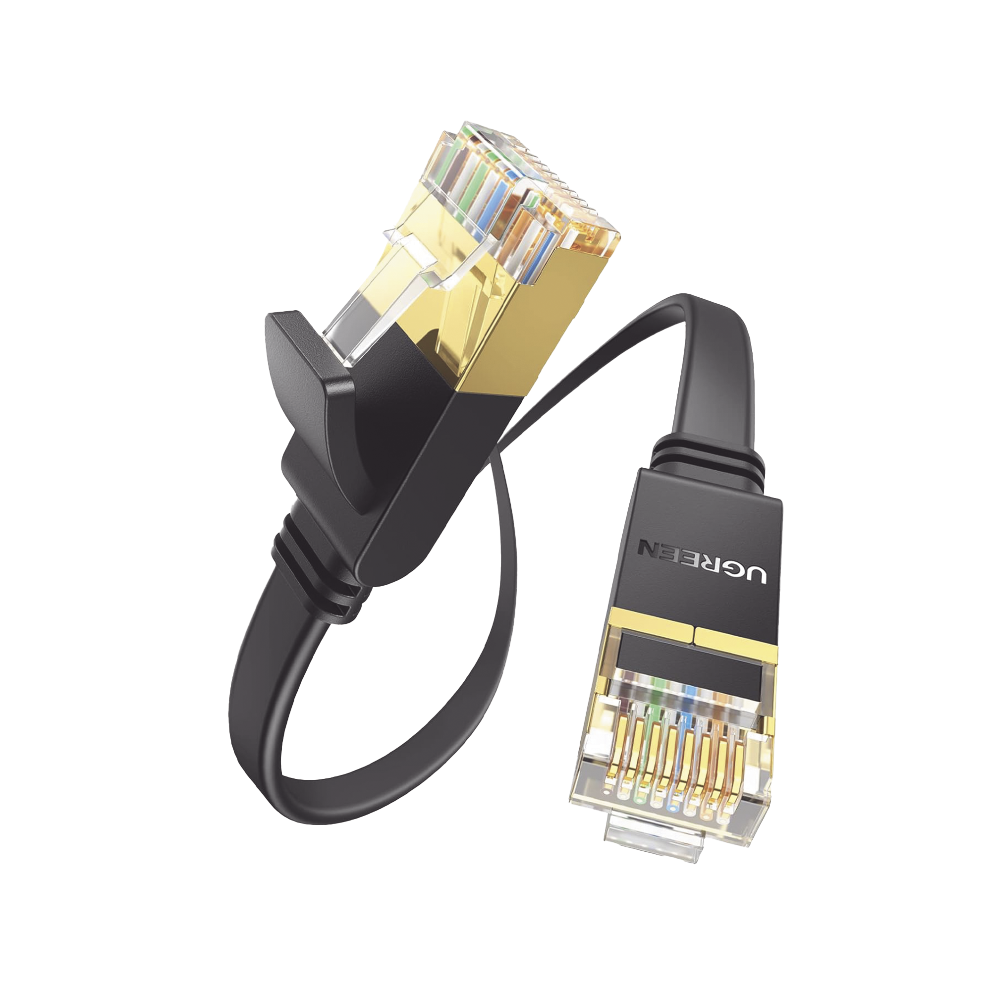 Cable Ethernet Cat7 Gigabit 1m Plano