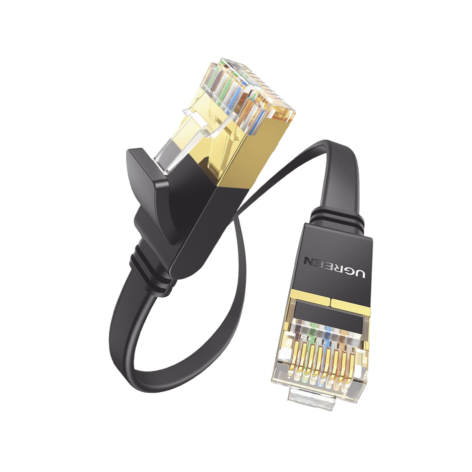 Cable Ethernet Cat7 Gigabit 1m Plano