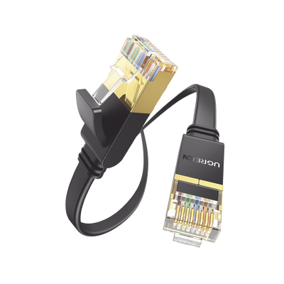 Cable Ethernet Cat7 Gigabit 1m Plano