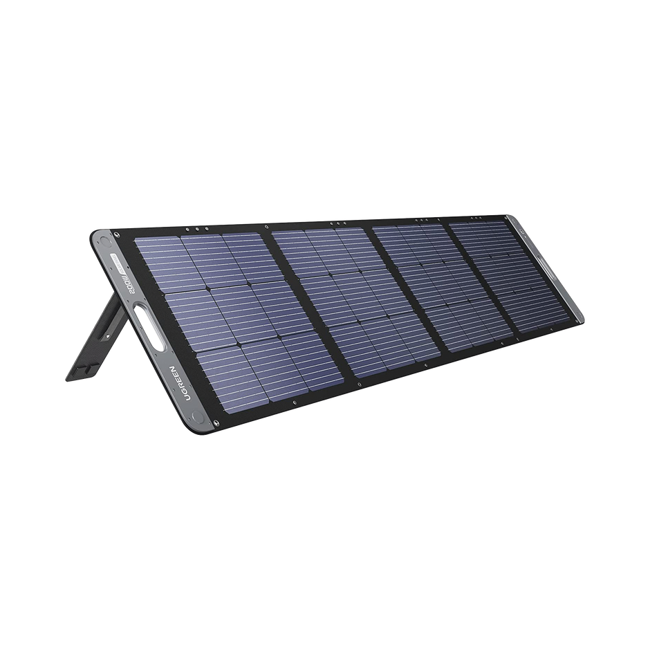 Panel Solar Plegable UGREEN 200W | Alta Eficiencia de Conversión | Resistente al Agua | Compatible con Estaciones de Energía Portátiles | Incluye Cable XT60 de 2 Metros