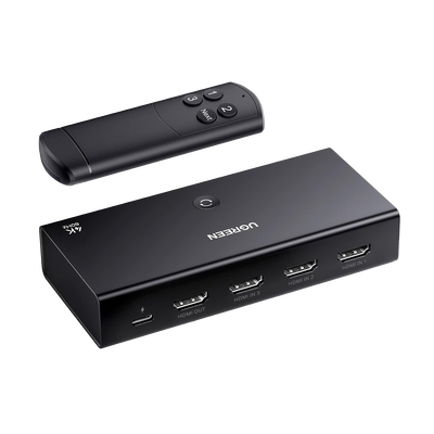 Conmutador HDMI 4K 60Hz 3 Entradas 1 Salida
