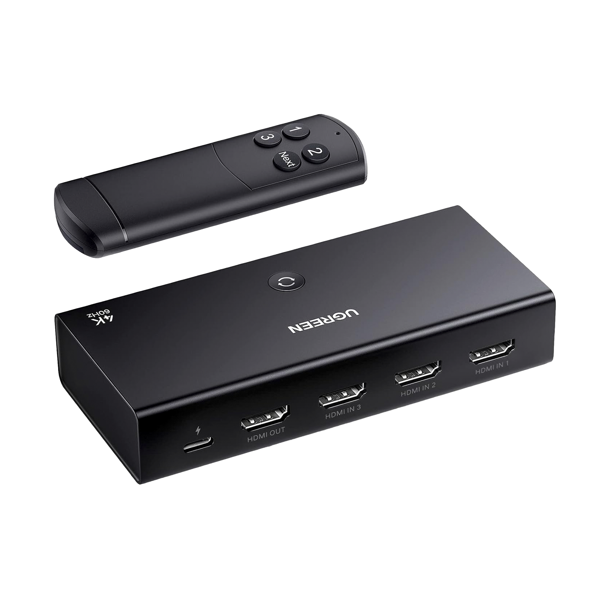 Conmutador HDMI 4K 60Hz 3 Entradas 1 Salida