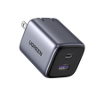 Cargador de 35W serie Nexode | 2 Puertos de Carga Rápida | USB-C  y USB-A | Tecnología GaN II | Power Delivery 3.0 | Quick Charge 4.0 | Chip Confiable y Carga Inteligente | Optimiza la Experiencia de Carga | Tecnología Thermal Guard.