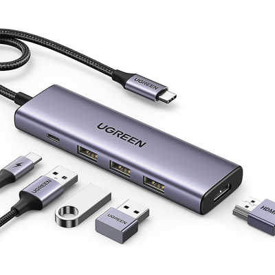 Hub USB-C 5 en 1 HDMI 4K PD 100W