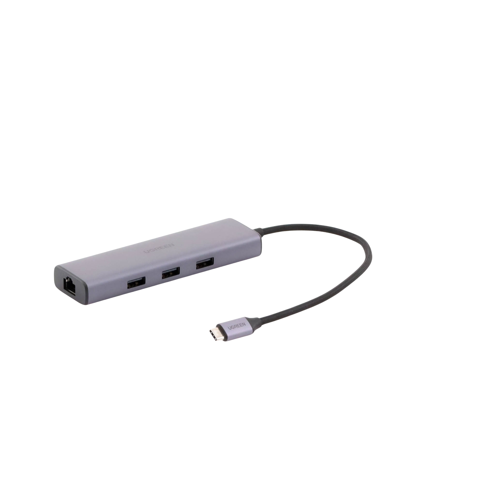 Hub USB-C Revodok 6 en 1 | HDMI 4K | Ethernet Gigabit | 3 Puertos USB 3.0 | Power Delivery 100W | Adaptador Multipuerto de Aluminio