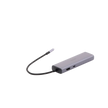 Hub USB-C Revodok 6 en 1 | HDMI 4K | Ethernet Gigabit | 3 Puertos USB 3.0 | Power Delivery 100W | Adaptador Multipuerto de Aluminio