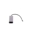 Hub USB-C Revodok 6 en 1 | HDMI 4K | Ethernet Gigabit | 3 Puertos USB 3.0 | Power Delivery 100W | Adaptador Multipuerto de Aluminio