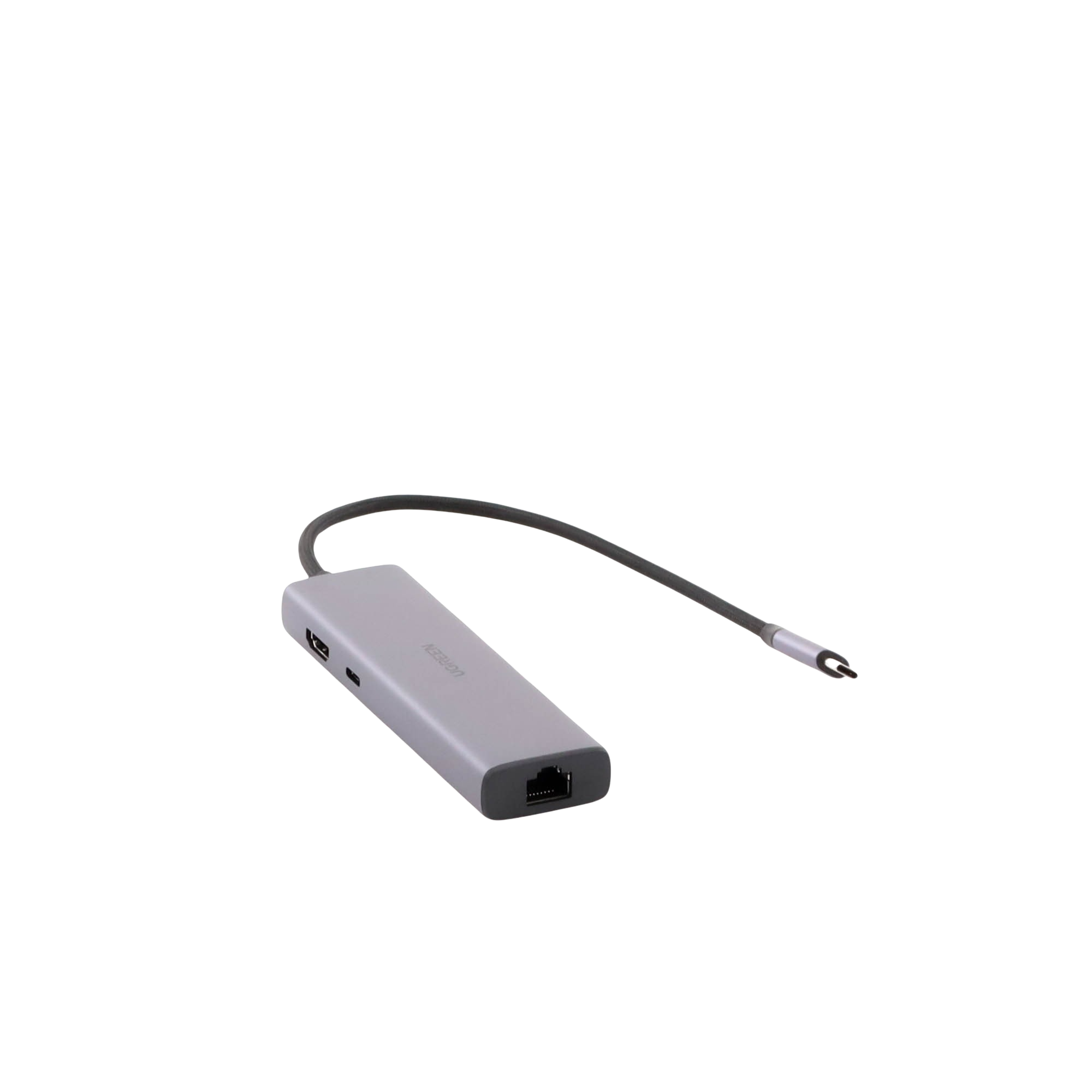 Hub USB-C Revodok 6 en 1 | HDMI 4K | Ethernet Gigabit | 3 Puertos USB 3.0 | Power Delivery 100W | Adaptador Multipuerto de Aluminio