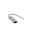 Hub USB-C Revodok 6 en 1 | HDMI 4K | Ethernet Gigabit | 3 Puertos USB 3.0 | Power Delivery 100W | Adaptador Multipuerto de Aluminio