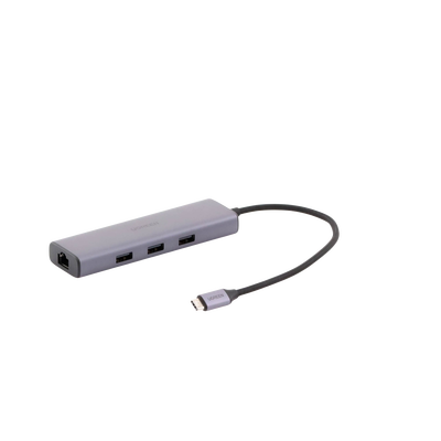 Hub USB-C Revodok 6 en 1 HDMI Ethernet 100W