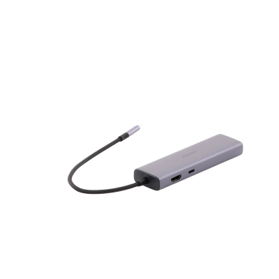 Hub USB-C Revodok 6 en 1 HDMI Ethernet 100W