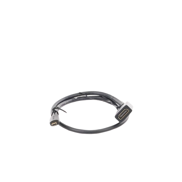Adaptador Micro HDMI a HDMI (Tipo D a Tipo A)ABS Cable de 22 cm