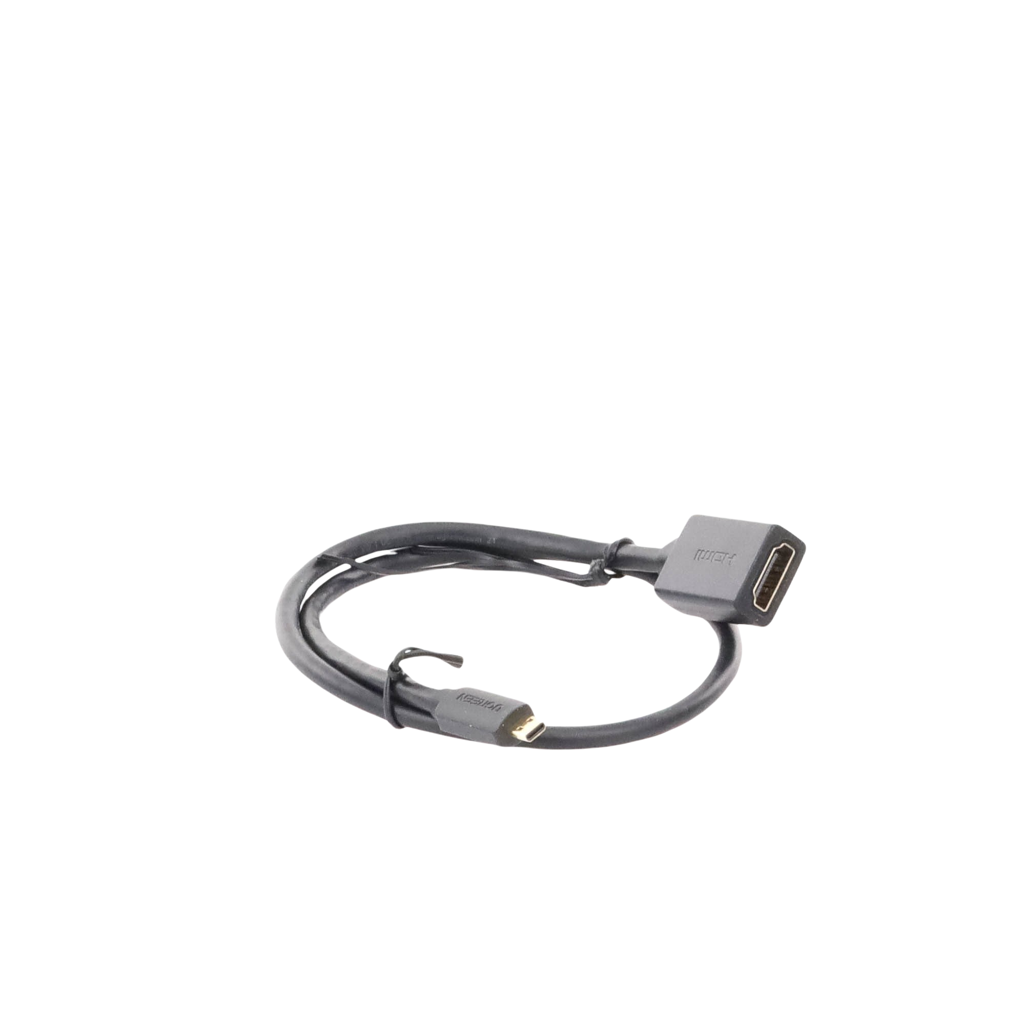 Adaptador Micro HDMI a HDMI (Tipo D a Tipo A)ABS Cable de 22 cm