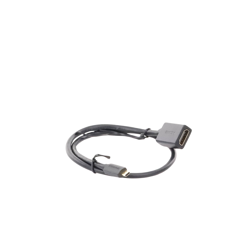 Adaptador Micro HDMI a HDMI (Tipo D a Tipo A)ABS Cable de 22 cm