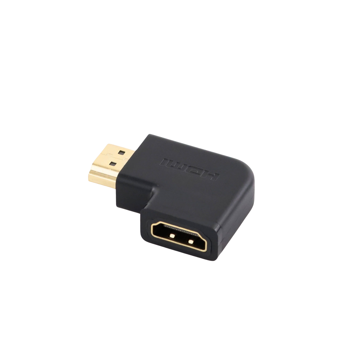 Adaptador HDMI Tipo L Macho a Hembra / Hacia Abajo / HDMI 2.0 4K@60Hz / Proporciona Flexibilidad Sin Doblar los Cables HDMI