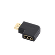 Adaptador HDMI Tipo L Macho a Hembra / Hacia Abajo / HDMI 2.0 4K@60Hz / Proporciona Flexibilidad Sin Doblar los Cables HDMI