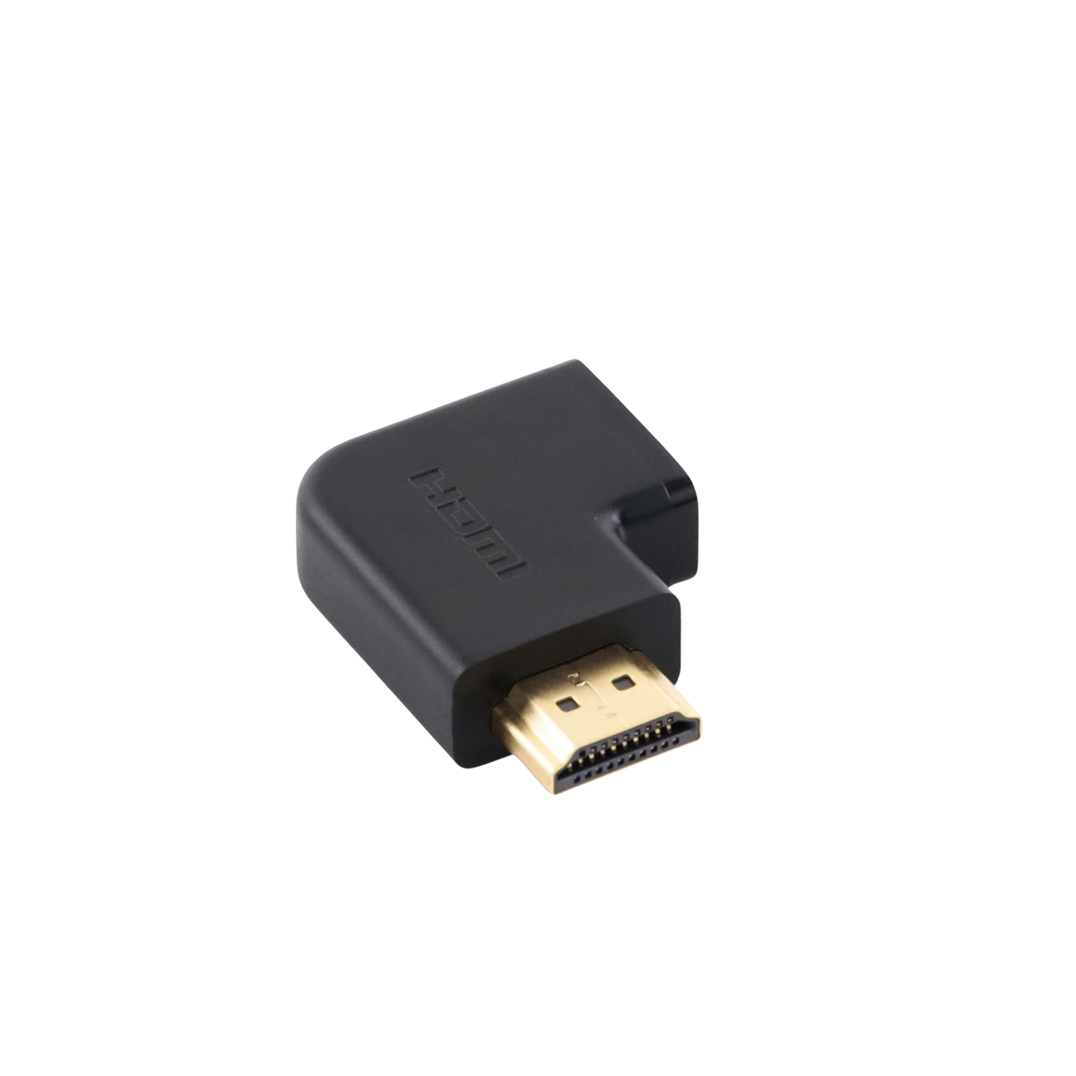 Adaptador HDMI Tipo L Macho a Hembra / Hacia Abajo / HDMI 2.0 4K@60Hz / Proporciona Flexibilidad Sin Doblar los Cables HDMI