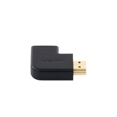 Adaptador HDMI Tipo L Macho a Hembra / Hacia Abajo / HDMI 2.0 4K@60Hz / Proporciona Flexibilidad Sin Doblar los Cables HDMI