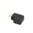 Adaptador HDMI Tipo L Macho a Hembra / Hacia Abajo / HDMI 2.0 4K@60Hz / Proporciona Flexibilidad Sin Doblar los Cables HDMI