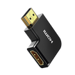 Adaptador HDMI Tipo L Macho a Hembra / Hacia Abajo / HDMI 2.0 4K@60Hz / Proporciona Flexibilidad Sin Doblar los Cables HDMI