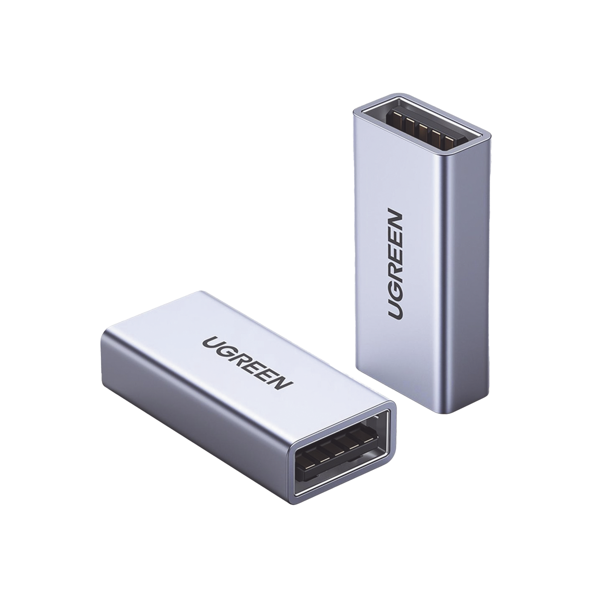 Adaptador USB-A Hembra a USB-A Hembra / USB 3.0 / Velocidades de Transferencia de Datos de Hasta 5 Gbps / Carcasa de Aluminio / Compacto y Portátil / Plug & Play / Compatible con Versiones Anteriores de USB