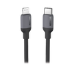 Cable USB-C a Lightning / Certificado MFi / 1 Metro / Adecuado para iPhone, iPad, iPod / Carga Rápida PD 20W /  Sincronización de Datos de hasta 480 Mbps / Goma de Silicona y  TPE. / Suave al Tacto / Color Negro