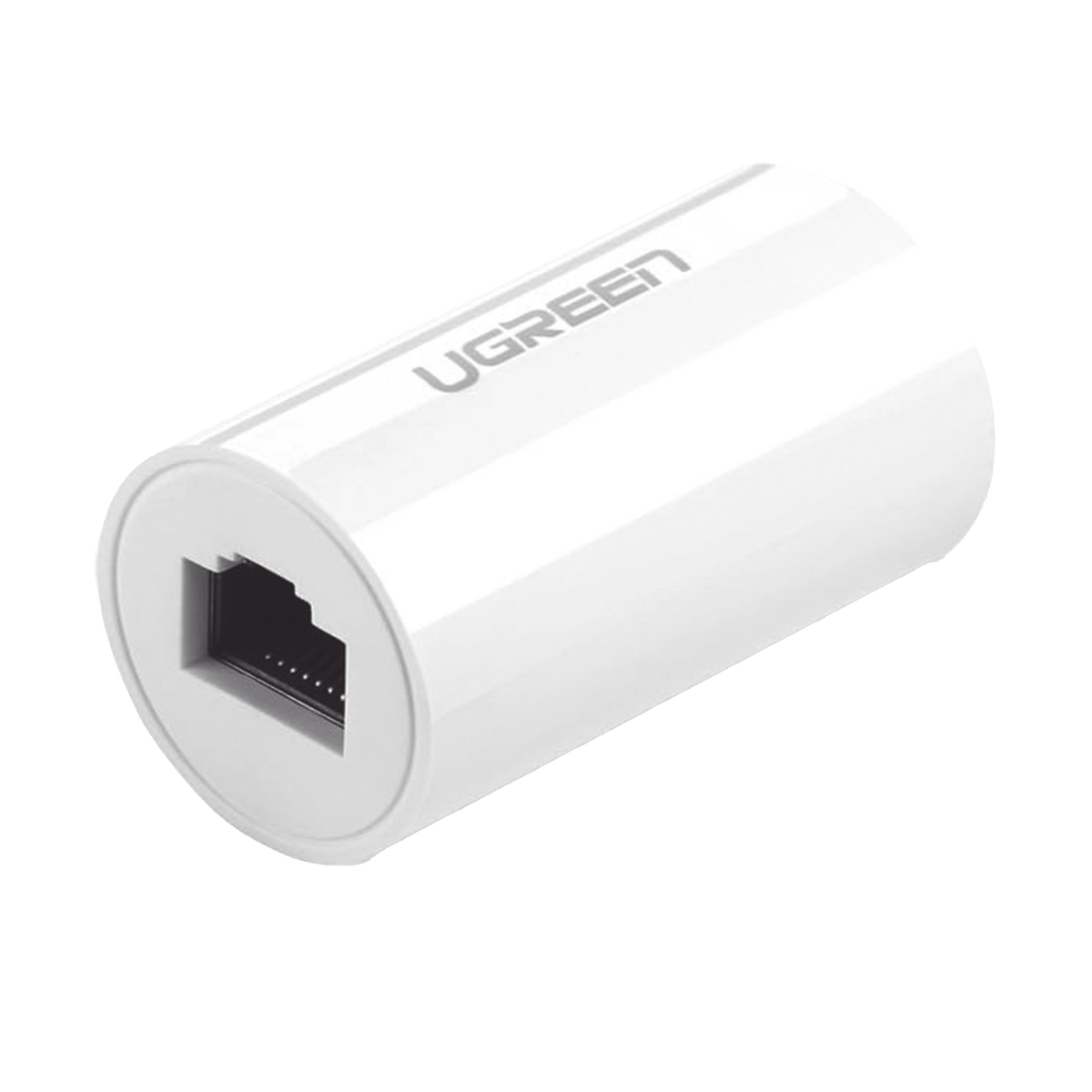 Acoplador RJ45 para Cable de Red | Extensor y Protector Ethernet Gigabit 1000 Mbps | Compatible con Cat7, Cat6 y Cat5e | Compatible con PoE | Color Blanco
