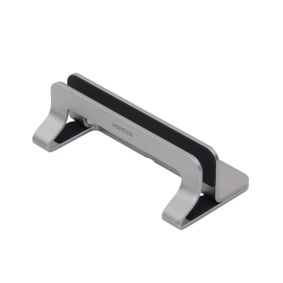 Soporte Vertical para Laptop Ajustable Plata