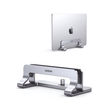 Soporte Vertical para Laptop Ajustable Plata