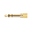 Adaptador de Audio 3.5 mm Hembra a 6.35 mm Macho | Convertidor para Audífonos y Equipos de Audio | Plug & Play | Sonido de Alta Fidelidad | Diseño Antideslizante
