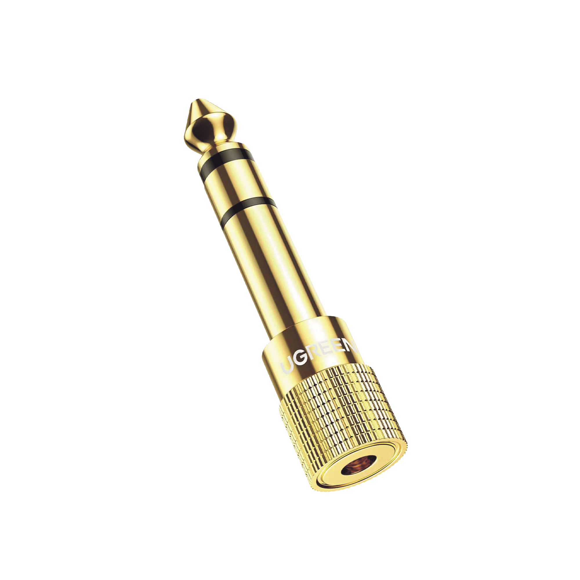 Adaptador de Audio 3.5 mm Hembra a 6.35 mm Macho | Convertidor para Audífonos y Equipos de Audio | Plug & Play | Sonido de Alta Fidelidad | Diseño Antideslizante