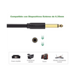 Cable para Micrófono de 6.35 mm a XLR Canon de 5 Metros